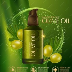 Organic olive oil for hair care